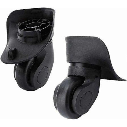 Universella Tysta Kraftiga Ersättningshjul i Gummi för Resväska, Par, för Samsonite Platinium Bagage Resväska Utbytesreparation [db]