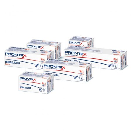 Prontex Benda Elastica Bianca 12cmx4.5m
