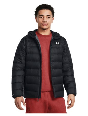 Under Armour Legend Down Hooded Jacket - Black - XL