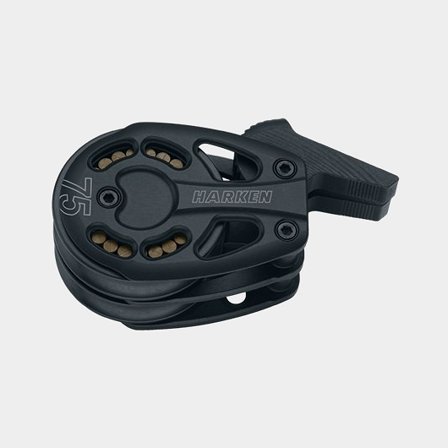 Harken 75mm Aluminum Double Footblock - Lockoff (3237)