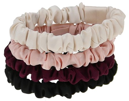 Senze Elastikker Satin Pinkmix, Hår, Hårpynt, Hårelastikker