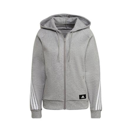 Adidas, Zip-throughs Grijs, Dames, Maat:L