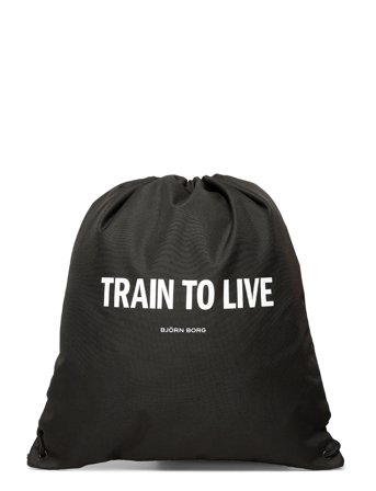 Borg Logo Drawstring Bag Black Björn Borg