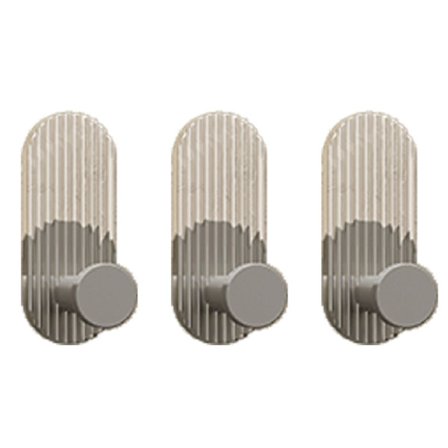 3 stk. selvklæbende kroge akryl sporløse vægophæng brusebad klæbekroge til toiletter badeværelser WYR