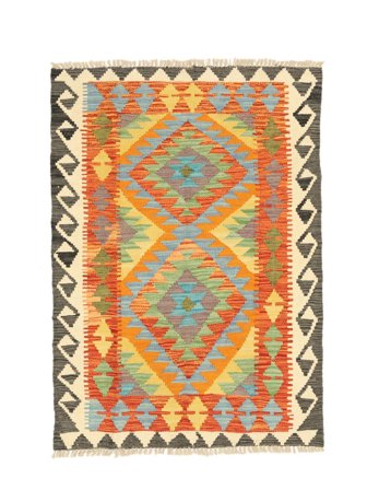 Kilim Afghan Old Style Rug Oriental Brown (Wool, Afghanistan)