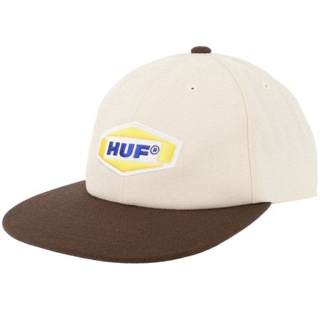 HUF - Beige snapback Keps - Sparked Cap Cream/Brown Snapback @ Hatstore