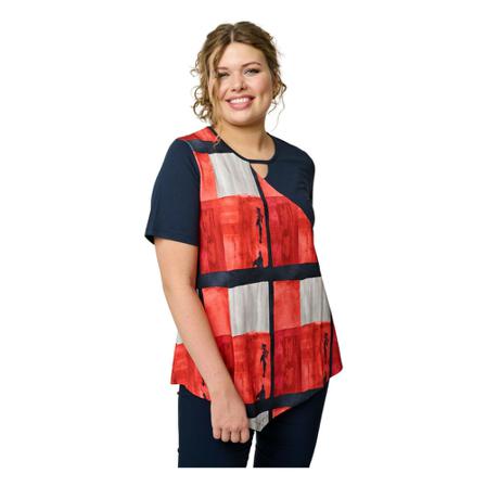 Pont Neuf Magrethe Sia Bluse Blå, Dame