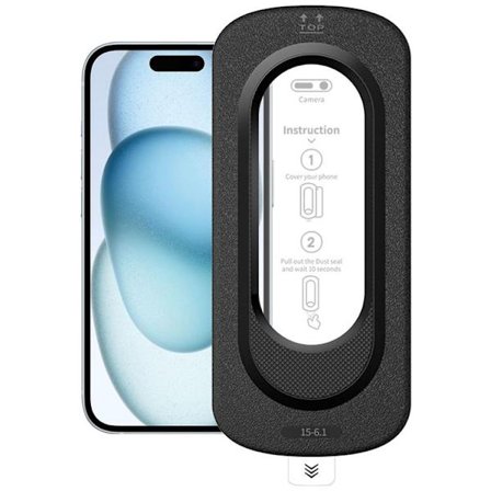 Härdat glas Skärmskydd För Apple iPhone 15 med Installationsverktyg