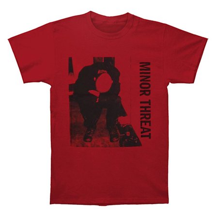 Minor Threat LP Röd T-shirt