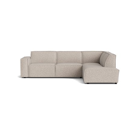 Lyon Højrevendt Hjørnesofa - Puente Lys Greige - 289x218x80cm - Tidsløs Kvalitets Sofa til Stuen - Perfekt til Afslapning & Hygge