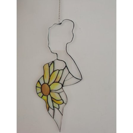 1 stk Gravid Mor Vedhæng Mors Dag Dekoration Vedhæng