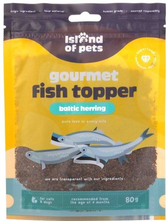 Island of Pets Island of Pets Gourmet Fish Topper 80 g 0 - Island of Pets
