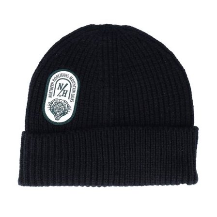 Northern Hooligans - Svart cuff Beanie - Mountain Beanie Black Cuff @ Hatstore