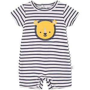 Carrément Beau White Lion Romper 9 Months - All in ones - 9 months - Navy