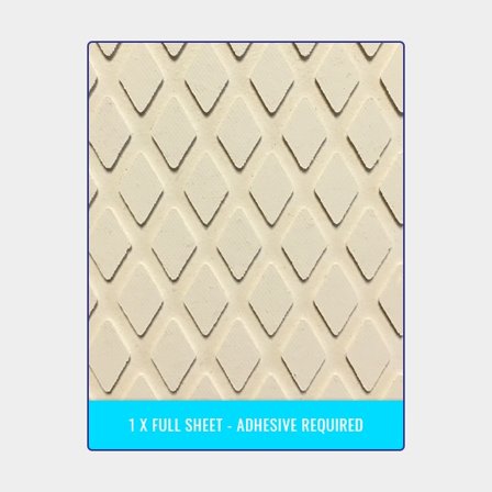 Anti-slip mat / anti-slip boat Treadmaster Anti-Slip Diamond Pattern White Sand, 1200 x 900 x 3 mm