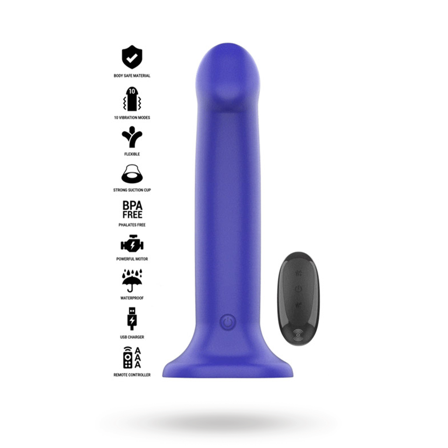 Victoria Vibrator 10 Modes Remote Control - Vuxen.se - Vibrerande dildo
