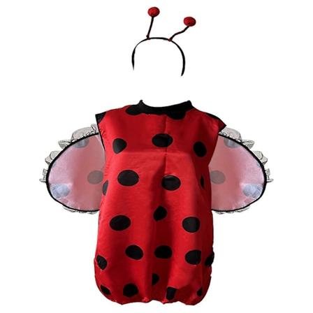 Dame Darling Humlebi Kostume Voksne Insekt Fancy Dress Outfit Halloween Kostume Kit Cosplay Party Favors Red L