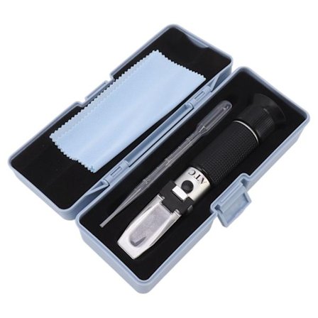 Brix-meter refraktometer 10-30% aluminium bærbar håndholdt sukkerindhold hydrometer til frugt honning andre sukkerholdige drikke