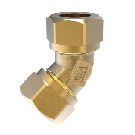 Vatette FG0390500 Vinkelkobling 15mm x 45° Gul, Installasjon