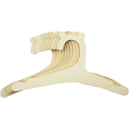 Baby Kreativ Hengerstativ, Baby Tretre Kleshenger, Naturlig Holder Hengehatt Krok(10stk)