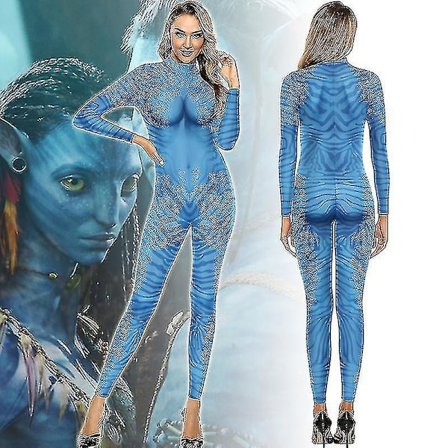 Avatar The Way Of Water Alien 3d Jumpsuit Kvinnor Avatar