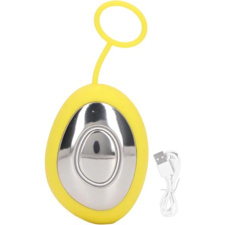 Søvn hjelpemiddel, Calm Palm søvnhjelp USB-lading mikrostrøm holder søvninstrument, sovehjelpemiddel for voksne stressavlastning (gul) Yellow