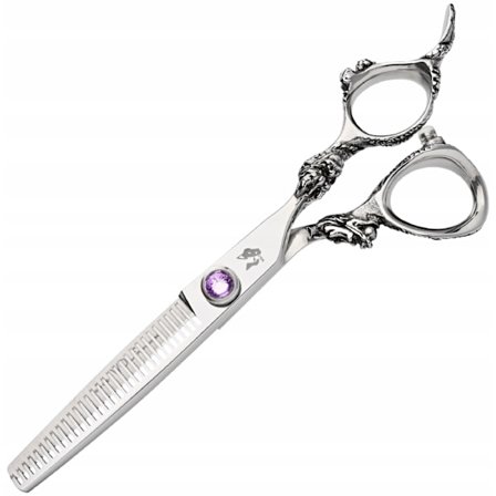 WOLF Degloving sax för högerhänta 6 0 Sharky offset frisörsax för salong och hårklippning Professionell linje