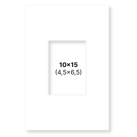 Pen Store Passe-partout Blanc 10x15 cm