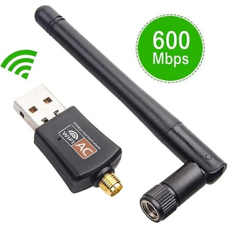 Usb Wifi-adapter, Trådlös Wifi-dongel 1200Mbps Dual Band 2.4G/5G Usb 3.0 Wifi-sticka med 5Dbi-antenn för PC/Desktop/Laptop/Tablet, Stöd för Win 10/8.