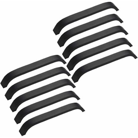 10 st svarta skåphandtag - Svarta kökshandtag 160mm Kökshandtag Svarta kökshandtag Hålavstånd 160mm