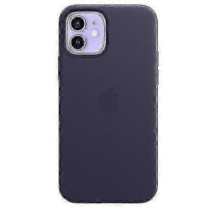 Læder Telefon Cover Kompatibel med Iphone 12/12 Pro Læder Cover med Magsafe-Perfekt