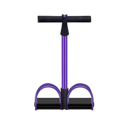 2 stk multifunksjonell pedalmotstandsbånd, elastisk trekk yogaspenningsbånd, naturlig lateksspenningsbånd treningsutstyr, for mage, midje, arm, ben
