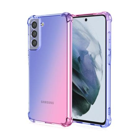 Samsung Galaxy S22 Plus - Silikonskal Blå/Rosa