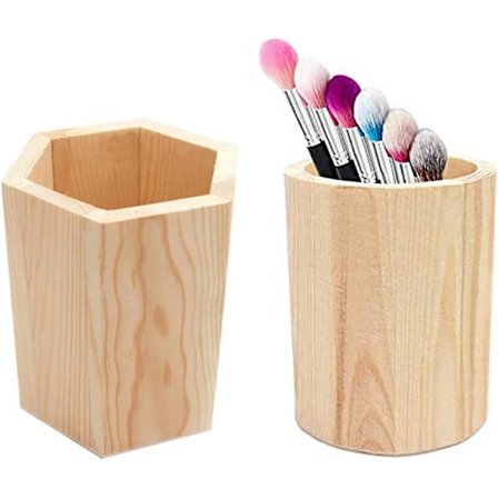 2 Blyantbeholdere, Treblyantstativ, Blyantbeholder