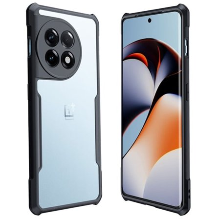 Stødsikkert hybridcover til OnePlus 11R / OnePlus Ace 2 - Sort
