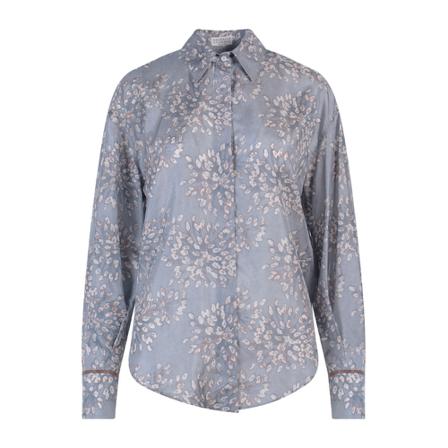 Brunello Cucinelli Shirts Blå, Dame Skjorter