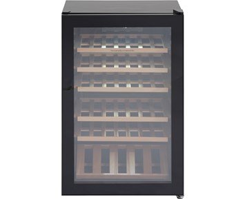 Scandomestic SV45B - Vinkyl med plats för 45 flaskor och LED-belysning