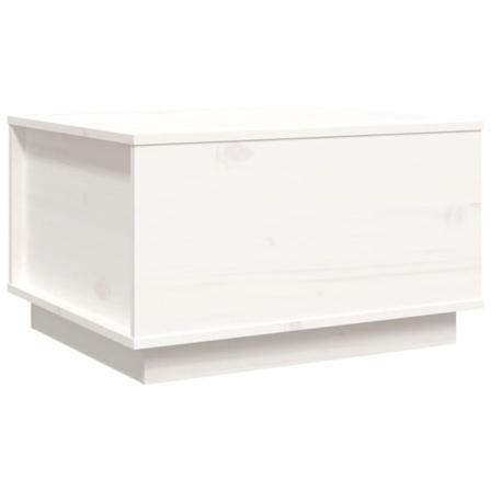 vidaXL Soffbord vit 60x50x35 cm massiv furu Vit