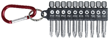 HiKOKI 60120774 Bitssats 10 delar, Borra & mejsla