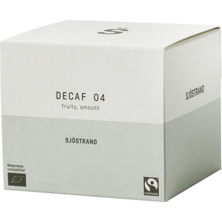 Sjöstrand coffee N°4 Espresso Decaf Kapsler, 10-pack