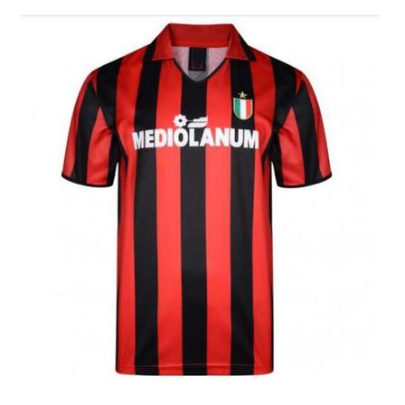 88-89AC Kotiversio Mukautettu Jersey Harjoitusasu Lyhythihainen Jersey T-paita Beckham NO.7 L