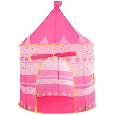 Lasten prinsessatelttaleikkihuone Tyttö Ylisuuri jurtta Lelulinna Vauvan taitettava sisäteltta