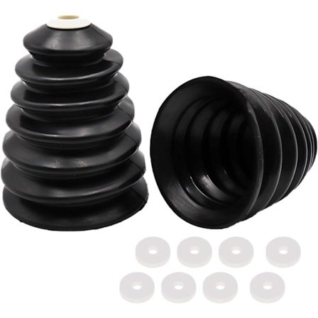 (Svart) Borr Dammskydd Borr Dammsamlare 2 Stycken Gummi Dammsamlare Skydd med 8 St Gummi