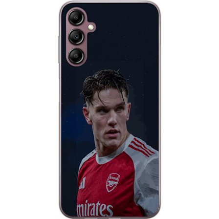 Yhteensopiva Puhelinkuori Samsung Galaxy A14 5G Pastellivärikkäät sateenkaaret, joissa on valkoiset tähdet ja pehmeä väriero taivaallisessa unelmahimm