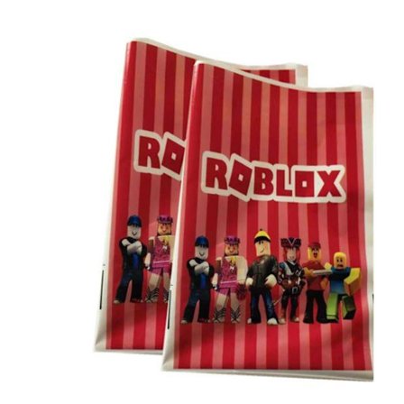 Roblox Barnebursdagsutstyr Bursdagsdekorasjoner Servise (10 stk Godteposer){wh}