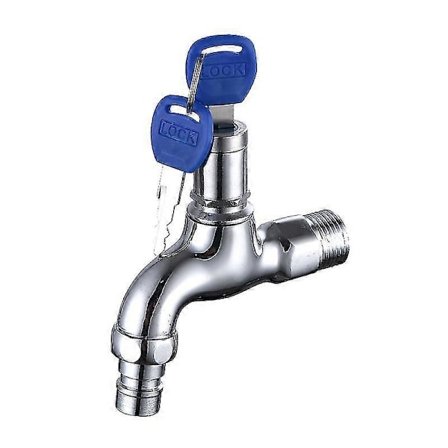 Tyverisikret udendørs vandhane, tyverisikret messing vandhane, låsbar udendørs vandhane, til havevaskemaskine