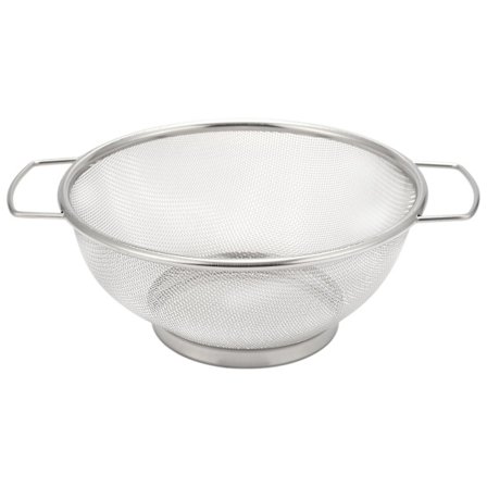 Rustfrit Stål Finmasket Si-Skål Drænkurv Grøntsagssigte