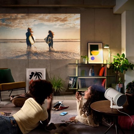 Samsung The Freestyle 2nd Generation - DLP-projektor - portabel - 802.11ac trådløs / AirPlay 2 - hvit