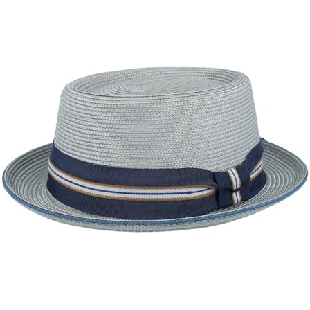 Bailey - Grigio straw Cappello - Carver Grey Straw Hat @ Hatstore
