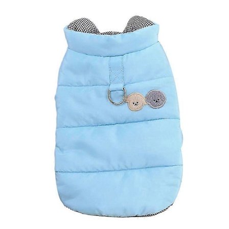 Hunde Vintertøj Hvalpe Varm Jakke Frakke til Små Medium Hunde Katte med D-Ring Vest Chihuahua Fransk Bulldog Kostumer L